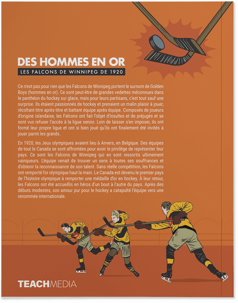 Des hommes en or : les Falcons de Winnipeg de 1920