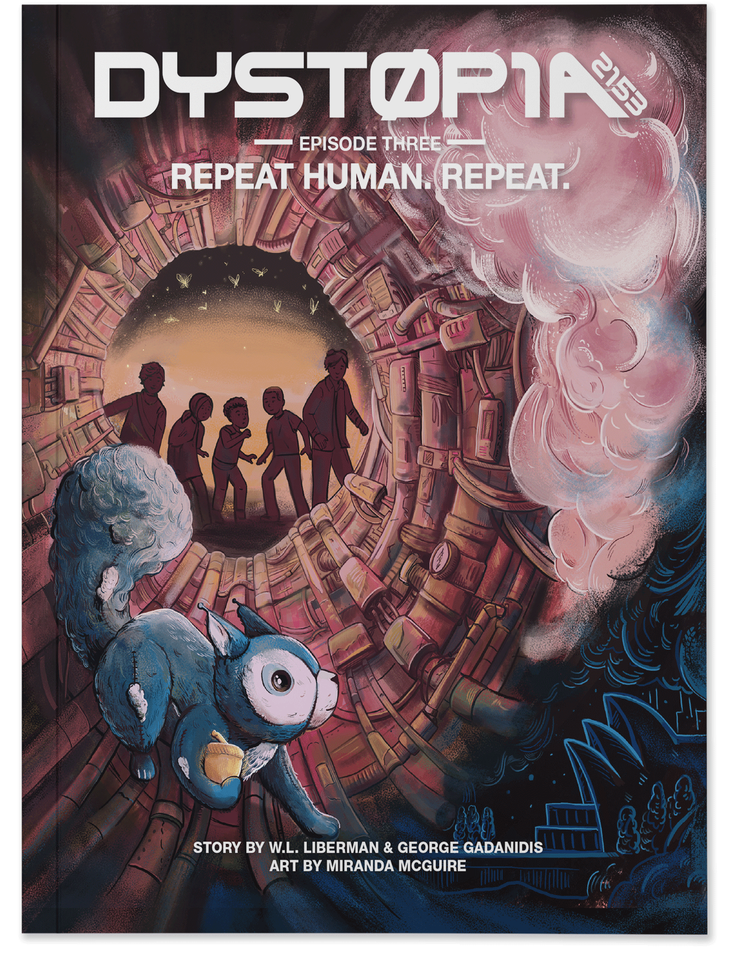 Cover of Dystopia 2153 Episode Three Graphic Novel Book