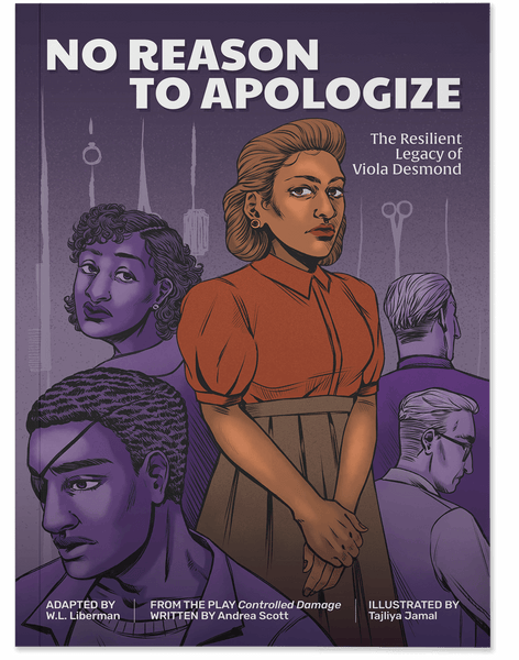 Cover for Viola Desmond book and graphic novel